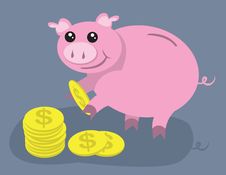 Piggy Bank Royalty Free Stock Photography