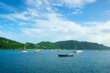 Bay Of Floating Boats Stock Photography Bay Of Floating Boats Stock Photography