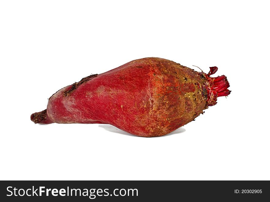 Beetroot isolated on white background