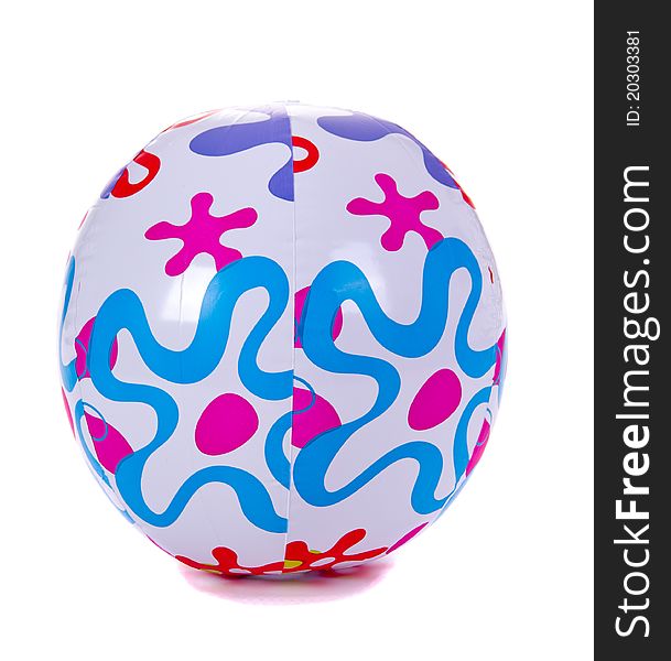A Colorful Summer Beachball