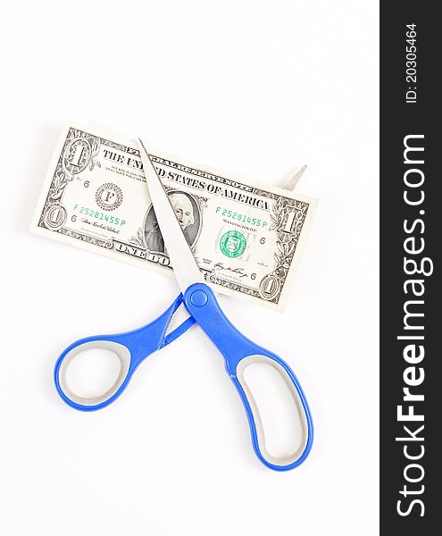 Cutting a Dollar Bill With Scissors