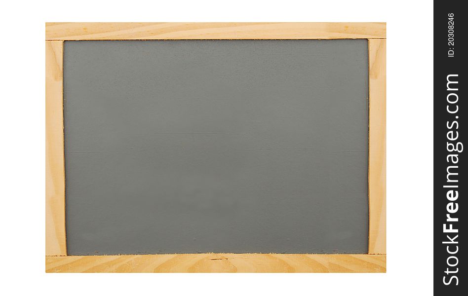 A writing board isolated white. A writing board isolated white