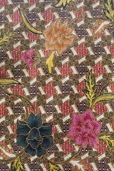 Batik Design In Thailand Royalty Free Stock Photography Batik Design In Thailand Royalty Free Stock Photography