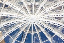Modern Glass Roof Of Building Royalty Free Stock Photography Modern Glass Roof Of Building Royalty Free Stock Photography