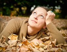 Young Autumn Beauty Stock Photos Young Autumn Beauty Stock Photos