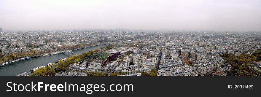 Paris Seen From The Tower Of Eiffel