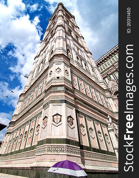 Architectural Detail of Piazza del Duomo in Florence, Italy. Architectural Detail of Piazza del Duomo in Florence, Italy