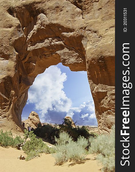 Nature of Arches National Park, U.S.A.