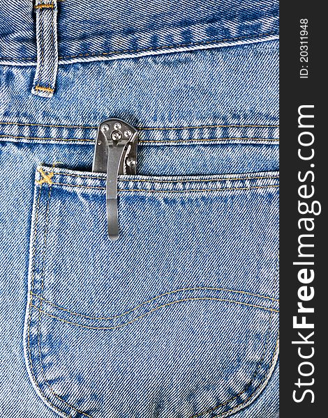 Jeans And Knife