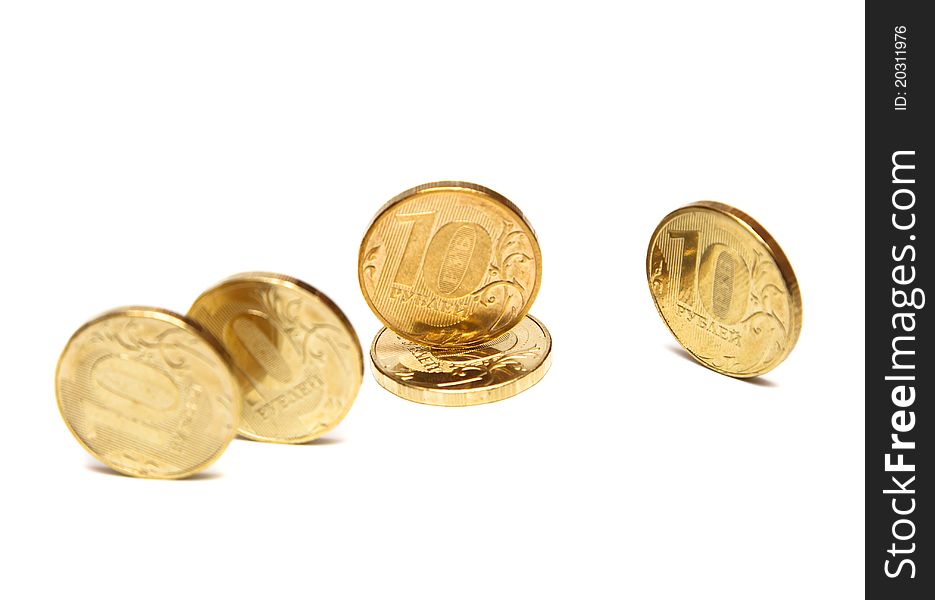 Gold Coins. Coins of ten roubles