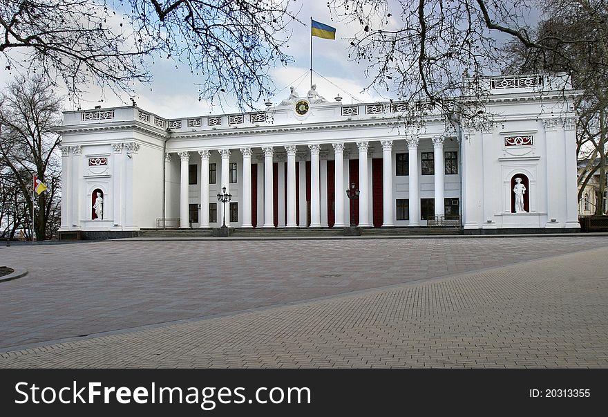 Building of old stock in Odessa