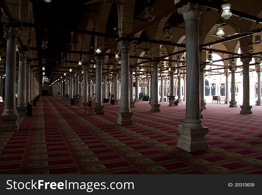 Amr mosque, located in Old cairo, Cairo, Egypt. Amr mosque, located in Old cairo, Cairo, Egypt