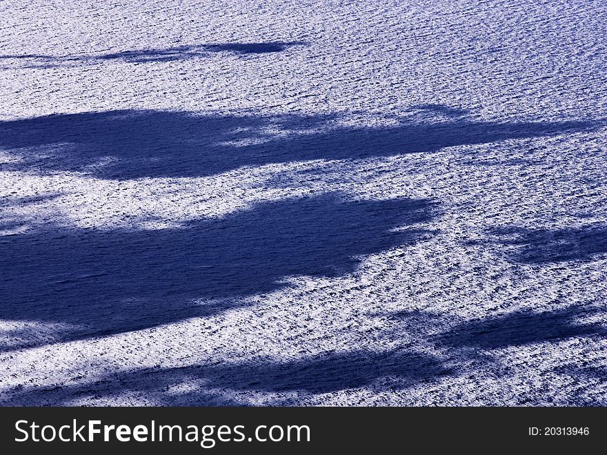 Clouds  shadows on sea