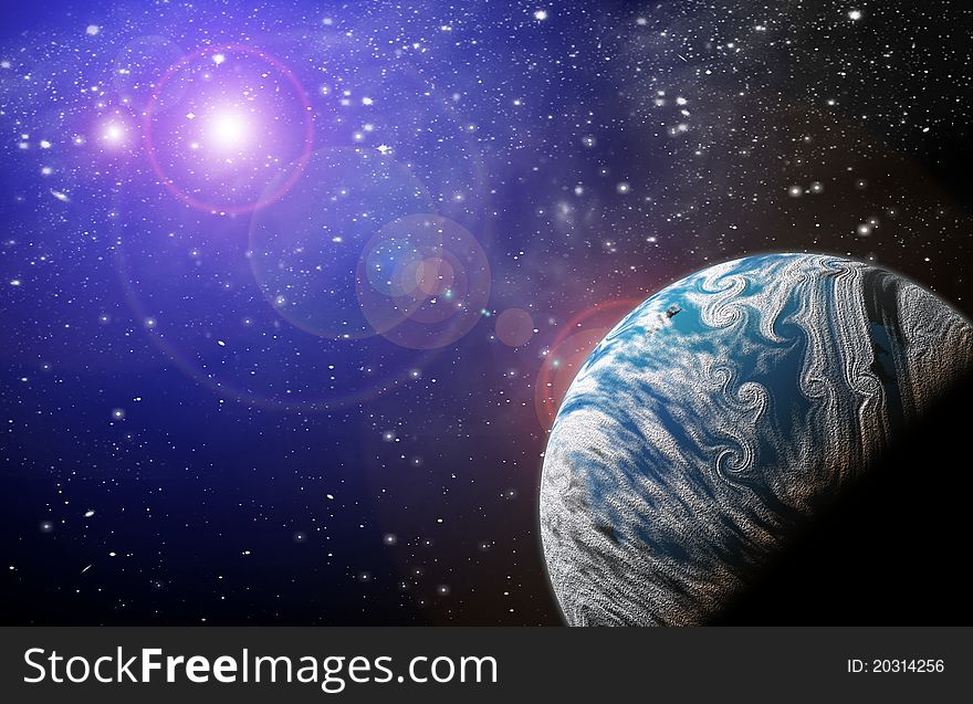 Planet In Space