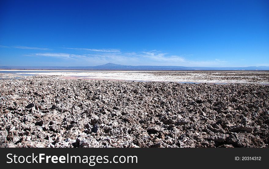 Salt Desert In Chile