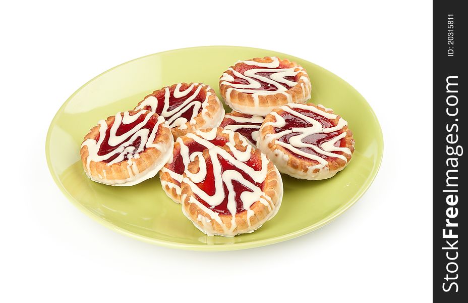 Sweet Cookies With Jam