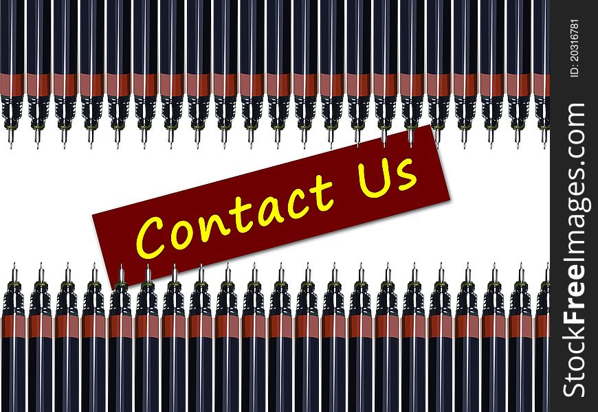 Contact Us With Pens