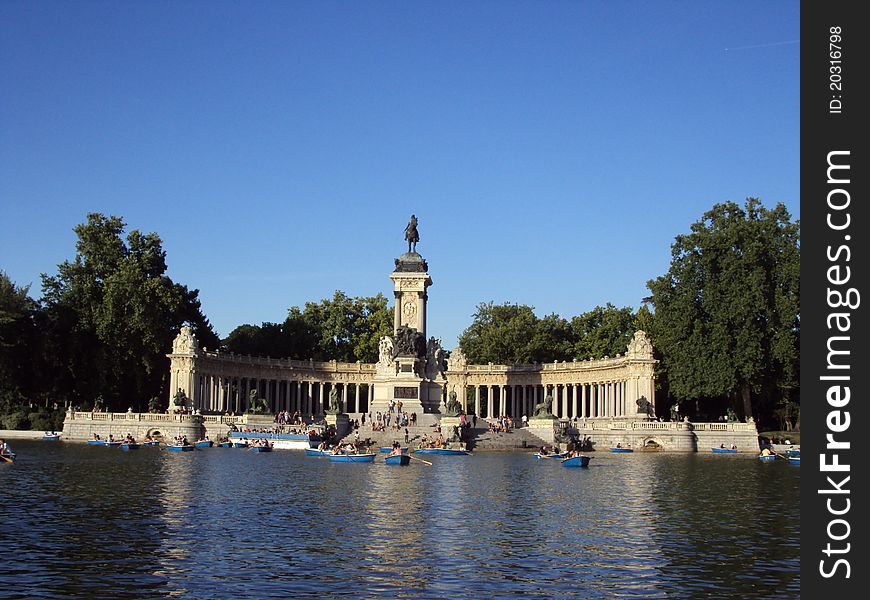 Parque Del Retiro. Monument To Alfonso XII