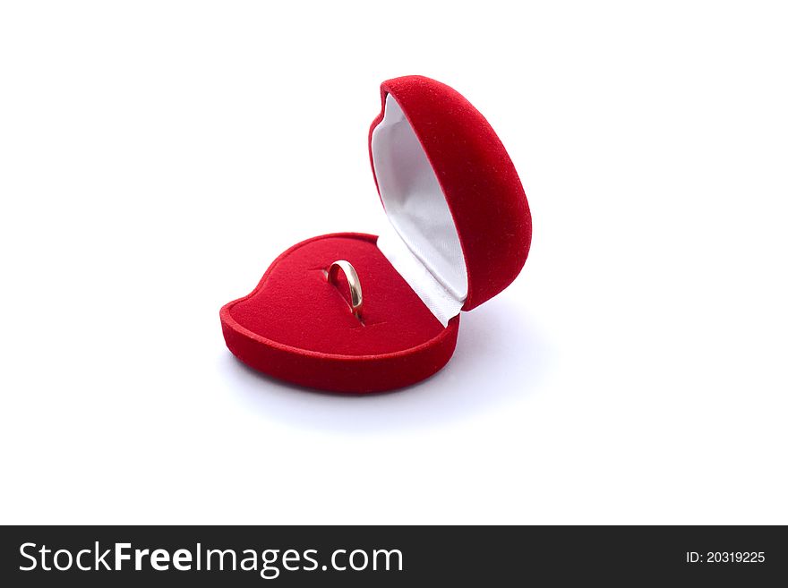 The wedding ring in the red box