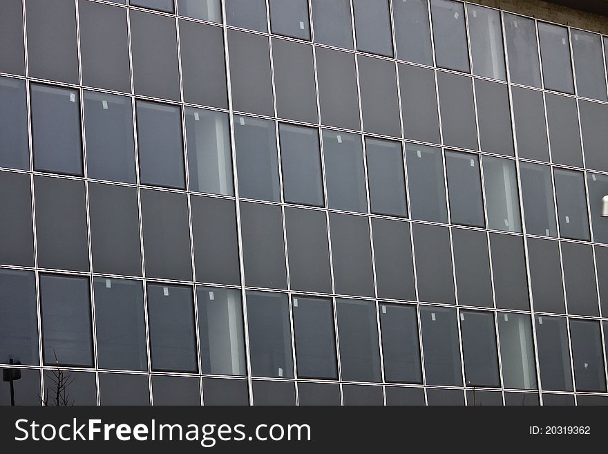 Pane of glass window in a modern building. Pane of glass window in a modern building