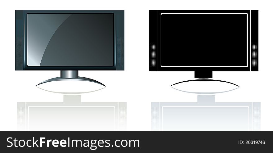 Modern widescreen flat plasma style high definition tv. Modern widescreen flat plasma style high definition tv