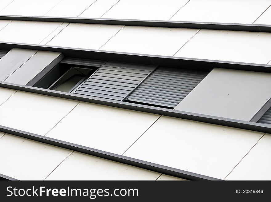 Architectural shot of a building façade