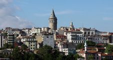 Galata Tower, Istanbul. Stock Images