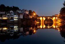 Evening In Town Royalty Free Stock Photos Evening In Town Royalty Free Stock Photos