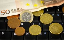 Euro Coins Royalty Free Stock Image