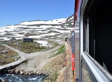 Train In Norway Stock Photography Train In Norway Stock Photography