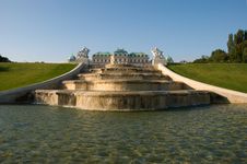 Fountain And Upper Belvedere Stock Photo Fountain And Upper Belvedere Stock Photo