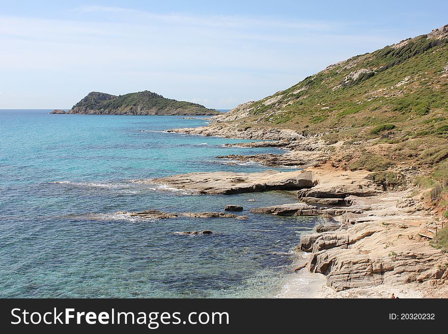 Saint Tropez Bay on The French Riviera, View from Bonne Terrase