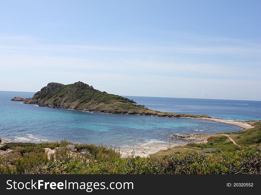 Cap Taillat Peninsula On The French Riviera