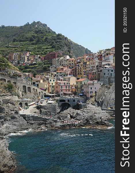 Manorola, one of the stunningly beautiful Italian Cinque Terre villages and a UNESCO world heritage site. Manorola, one of the stunningly beautiful Italian Cinque Terre villages and a UNESCO world heritage site.