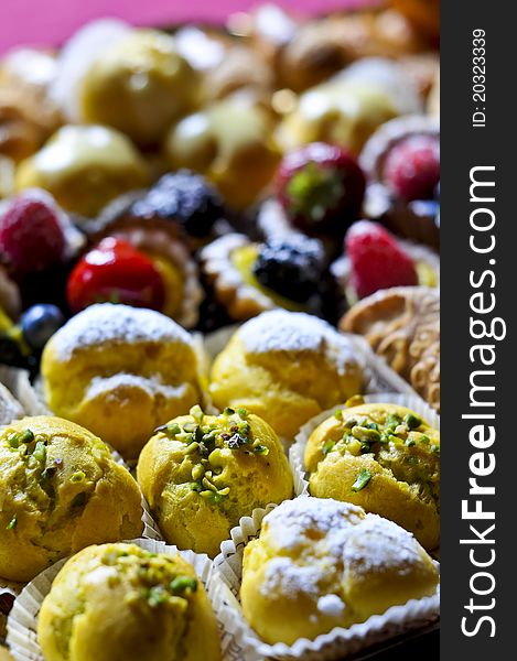 Tray Of Assorted Pastries