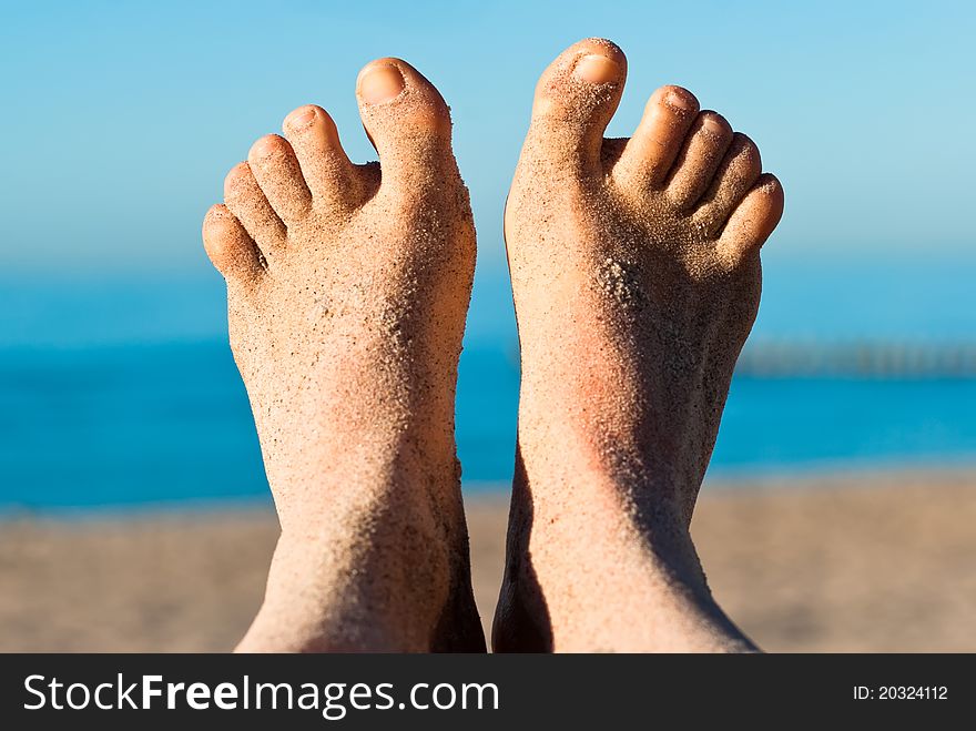 Sandy feet