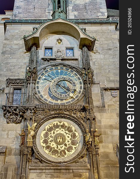 Astronomical Clock at Old Town Square, also known as The Orloj