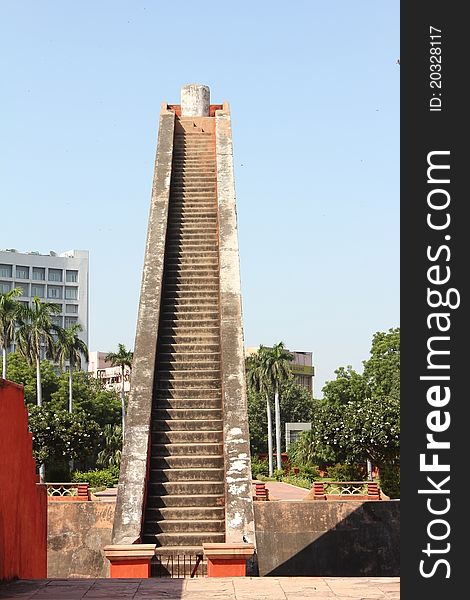 Stairway of jantar mantar, delhi. Stairway of jantar mantar, delhi