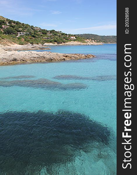 Saint Tropez Bay on The French Riviera, View from Bonne Terrase