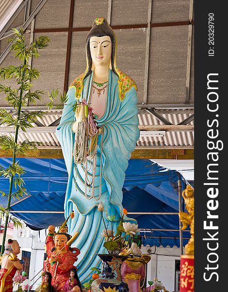 Blue Buddha statue and in Thailand. Blue Buddha statue and in Thailand