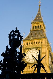 Grille Of The Houses Of Parliament Over Big Ben Stock Photography Grille Of The Houses Of Parliament Over Big Ben Stock Photography
