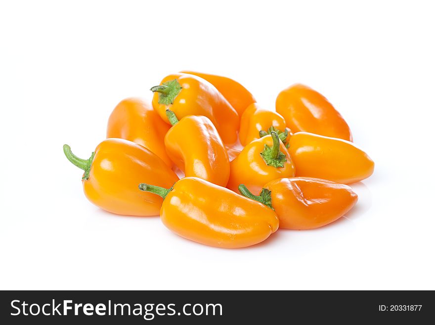 An Orange Baby Pepper