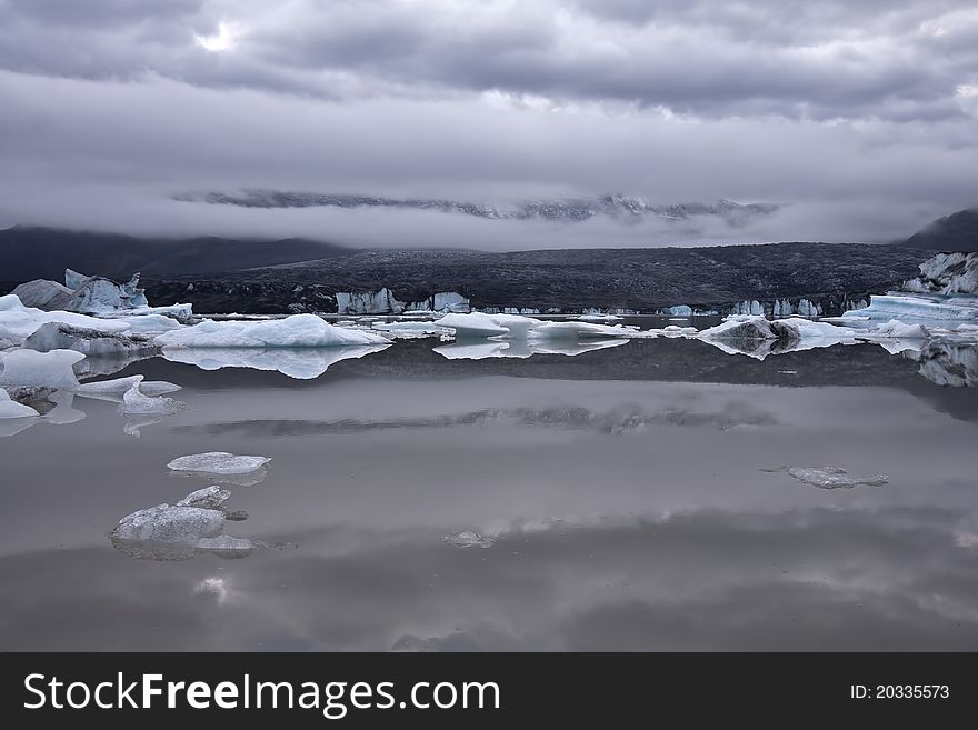 Picture of glacier in iceland. Picture of glacier in iceland