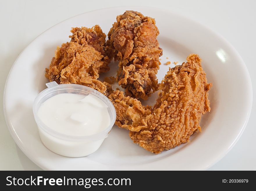 Fast food - Hot chicken wings