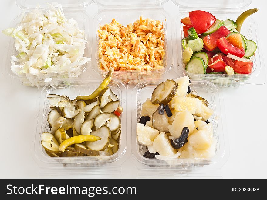 Fast food - Salads (raw lettuce)
