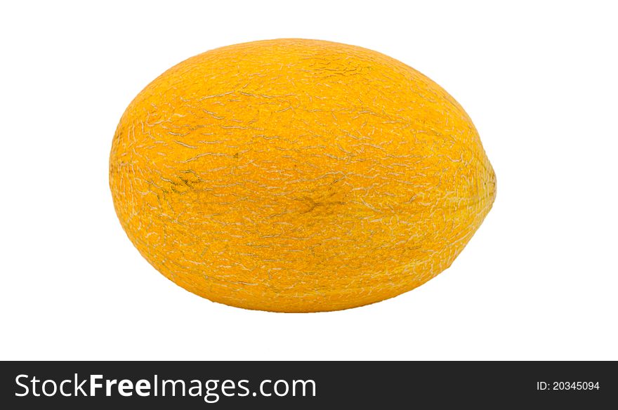 Healthy fruit melon, isolated on white