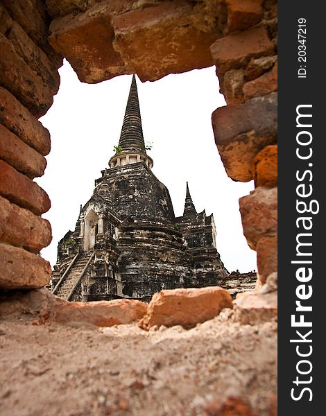 Ayutthaya is the ancient pagoda of foreign tourists. Ayutthaya is the ancient pagoda of foreign tourists.