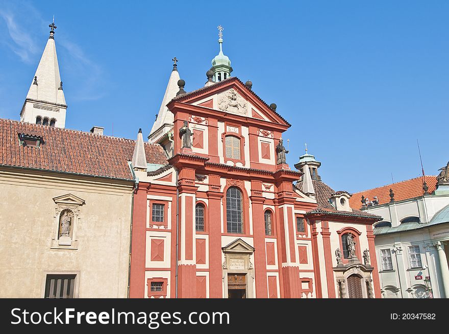 Saint George Basilica within the Castle of Prague