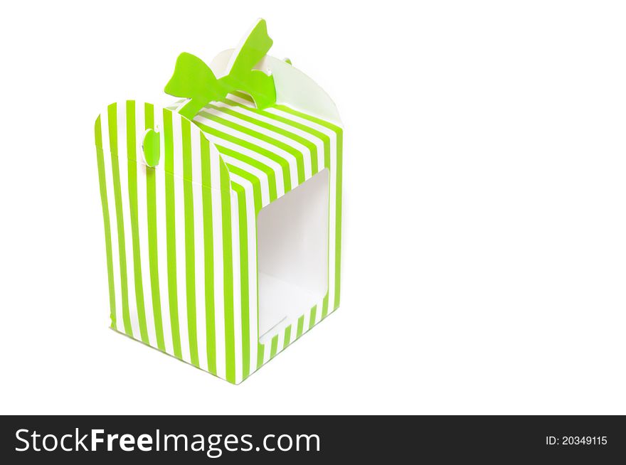Small gift box on isolate background