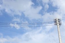 Electric Line Power Royalty Free Stock Images Electric Line Power Royalty Free Stock Images